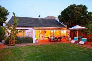 Hout Bay Beach Cottage _21_ medium size_garden dusk